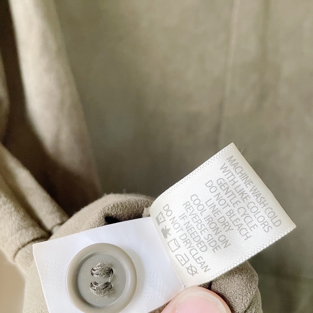 Essential Olive Shacket Oversized Button Down Shi… - image 7